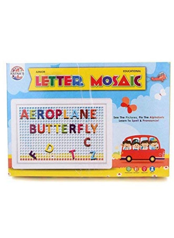 راتاناز فسيفساء الحروف التعليمية من راتنا جونيور للأطفال. شاهد الصورة، ثبّت الحروف الأبجدية على الصينية، وتعلم التحدث والقراءة والنطق. - Image 1
