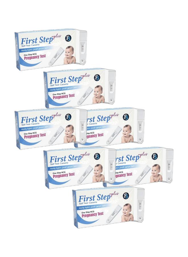 First Step حزمة x 7 اختبار الحمل HCG خطوة أولى - كاسيت خطوة واحدة - Image 1