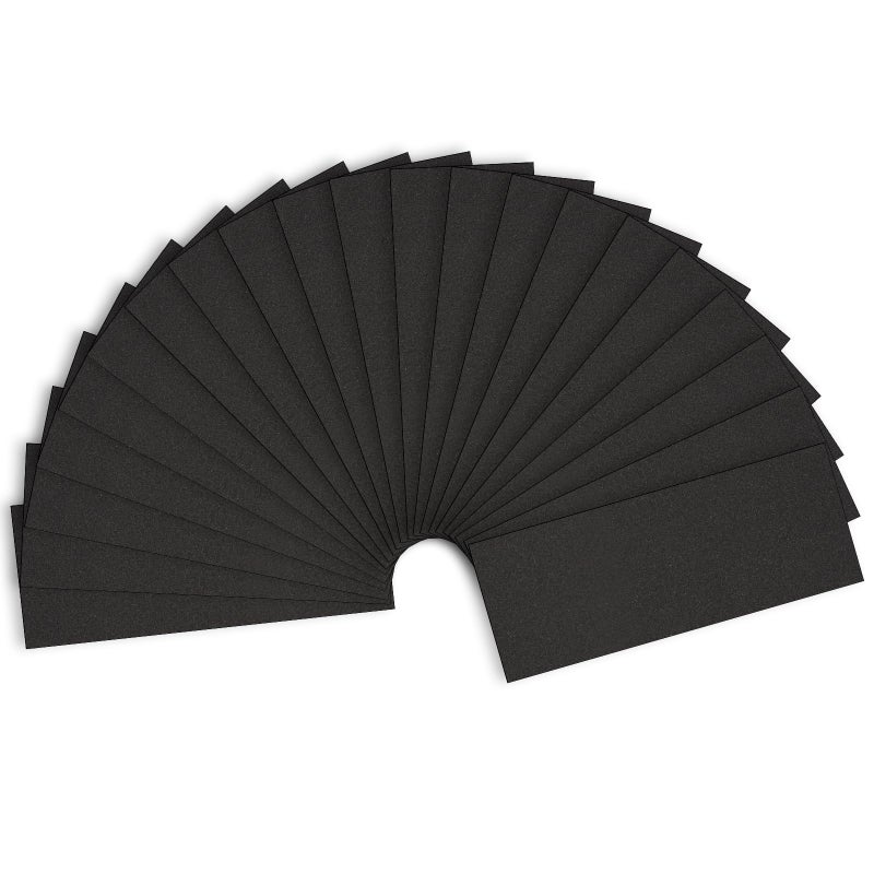 Shineboc Sandpaper 220 Grit, Wet Dry Sanding Sheets 9 x 3.6 Inch for Wood Furniture Finishing, Metal Sanding and Automotive Polishing, 21-Sheet - Image 1