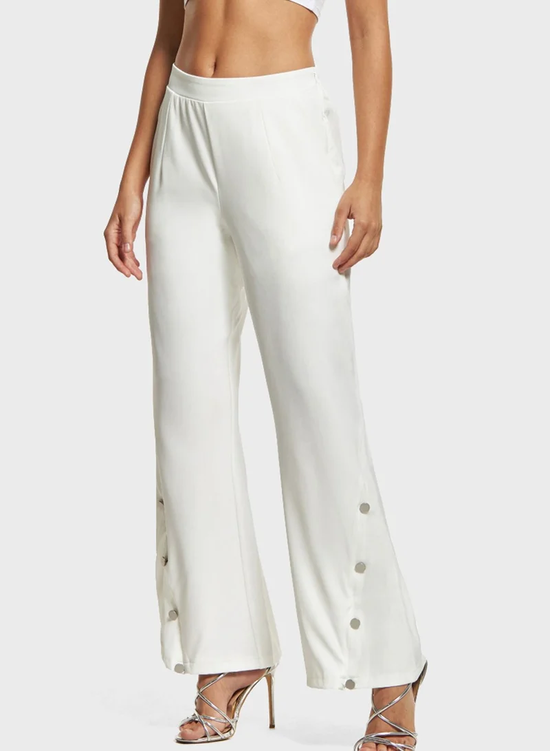 2Xtremz High Waist Wide Leg Pants