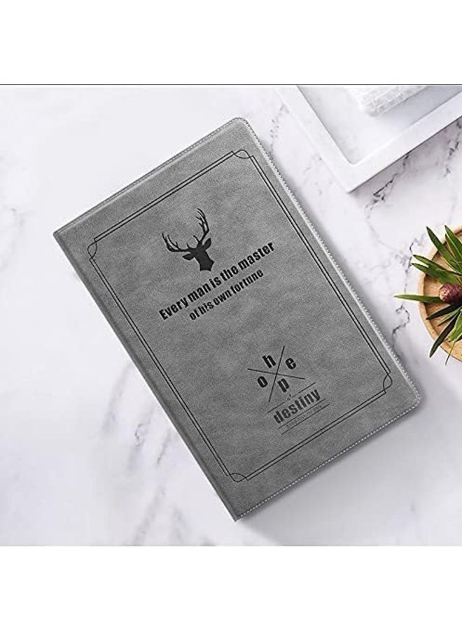 ماركة غير محددة - جراب Aramall لهاتف Samsung Galaxy Tab S8 Plus/Tab S7 FE/Galaxy Tab S7 Plus مقاس 12.4 بوصة إصدار 2020، مع خاصية النوم/الإيقاظ الذكية مع وظيفة القوس وغطاء واقٍ مضاد للسقوط (Tab S8 Plus/Tab S7 FE/S7 Plus، رمادي) - Image 1