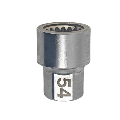 AAAWZDWD #54 for Porsche Wheel Locking nut Key Replacement Compatible with Porsche Boxster 911 Cayenne Macan Anti-Theft Lug Nut Removal Tool - Image 3