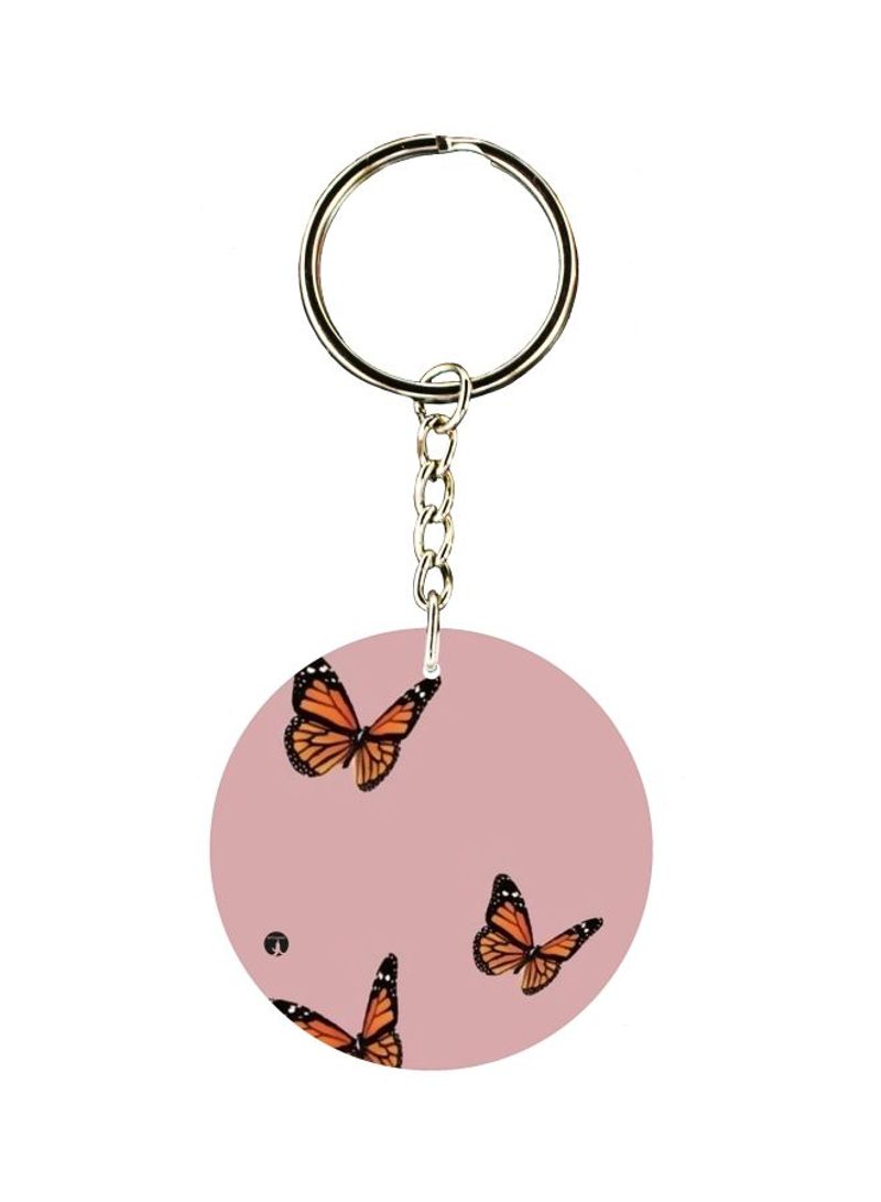 RKN Butterfly Printed Keychain