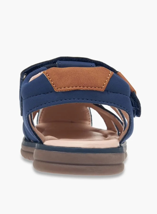 LBL by Shoexpress Boys Strappy Sandals With Hook And Loop Closure