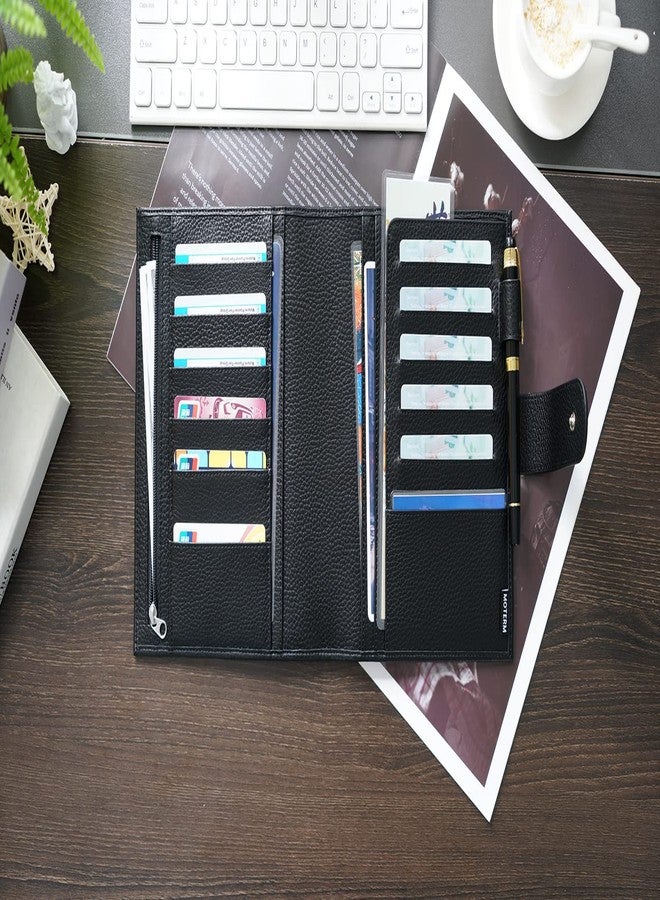 Moterm Leather Cover for HP Mini - with Back Pocket, Card Slots and Pen Loop (Pebble-Black) - Image 4