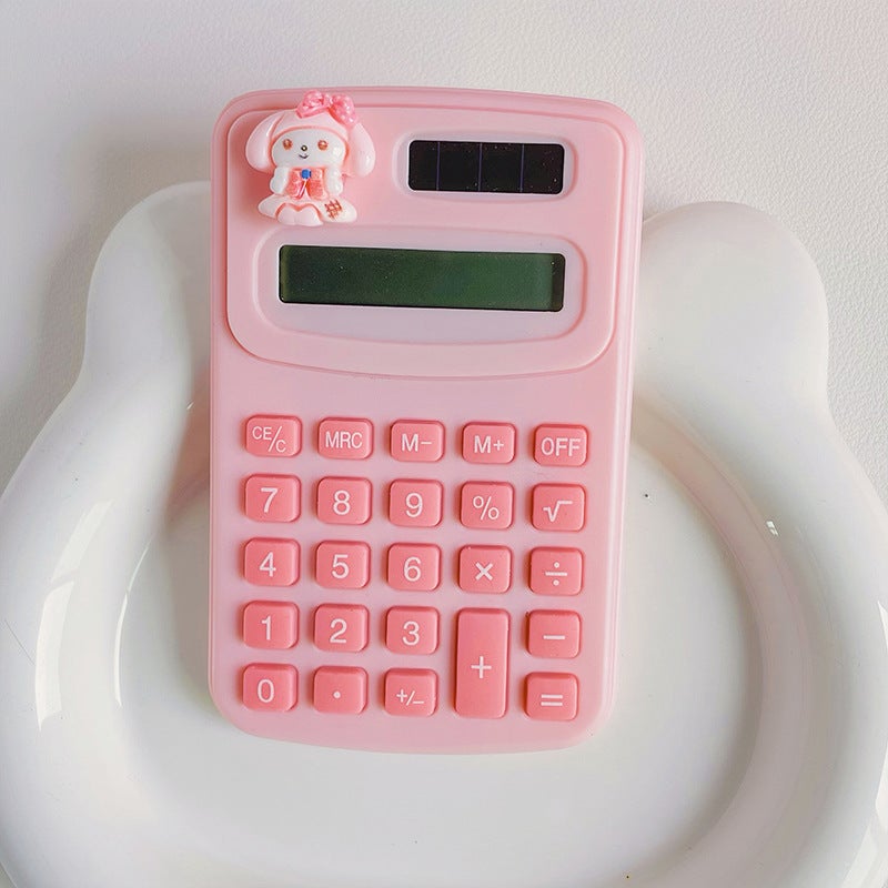 Calculator Creative Cute Cartoon Student Office Cultural Supplies High Color Value Mini Portable Computer - Image 1