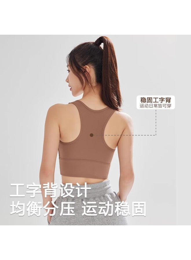 Never Me Women's Sports Bra Yoga Tank Top Fitness Running Shockproof Anti-sagging Inner Wear Outer Wear - Image 3