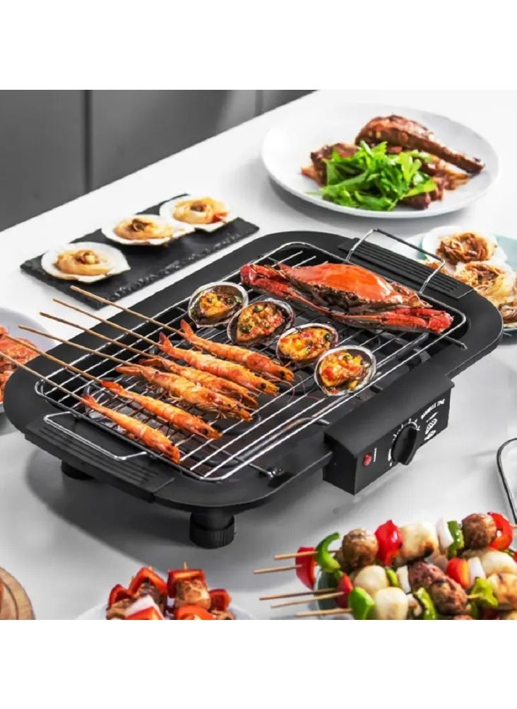 Generic - 3 In 1 Electric BBQ Grill Machine - Black - Image 1
