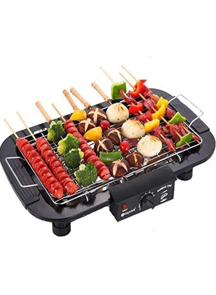 Generic - 3 In 1 Electric BBQ Grill Machine - Black - Image 1
