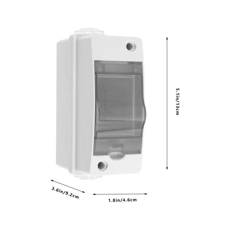 Small Weatherproof Junction Box, Durable Plastic Material, Indoor Electrical Solution - Image 2