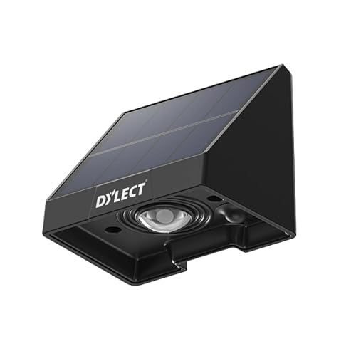 Dylect® Luxe LED Solar Down Light Outdoor for Wall, Fence, Garden, Balcony/Solar Home Décor Light | IP44 Waterproof Up to 8Hr Runtime, Heavy ABS Housing (3000K, Warm White) - Image 1