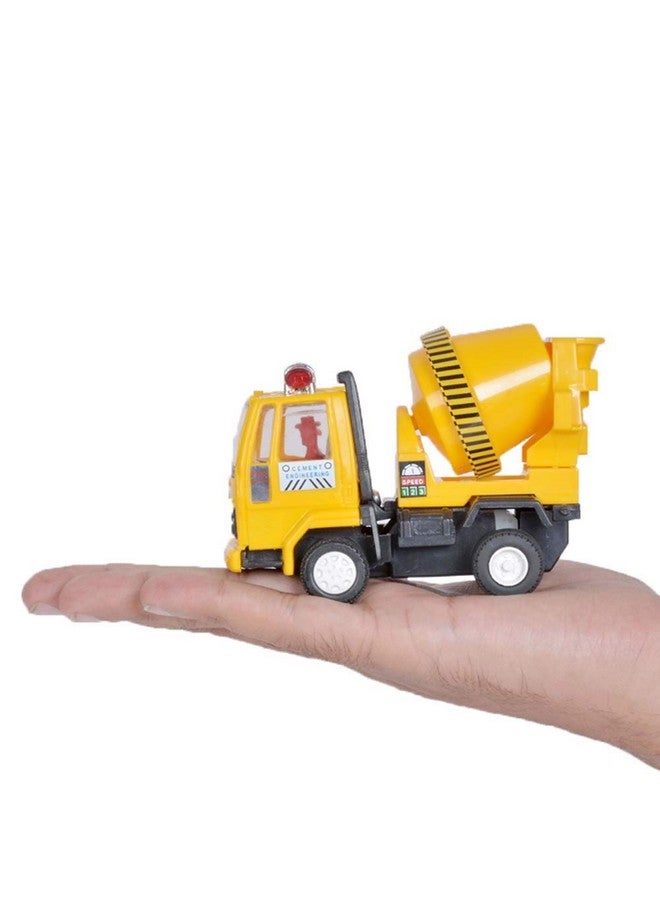 Centy Centy Toys Plastic Pull Back Concrete Mixer, Number Of Pieces: 1, Yellow - Kids - Image 4