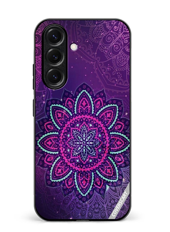 VR CREATIVE Protective Case Cover For Samsung Galaxy S25 Plus Mandala Design Multicolour