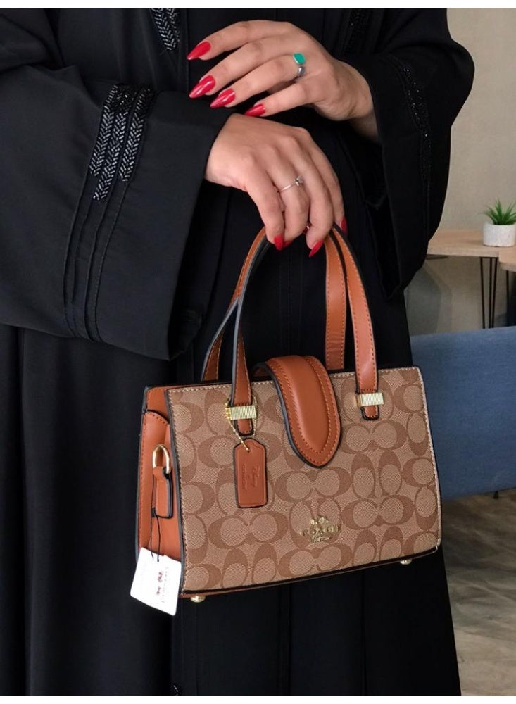 Coachoutlet Satchel Shoulder Bag For Women, Women's Cross-Body Bag, Women's Hand Bag, Women's Travel Bag, Women's Tote Bag - Image 3