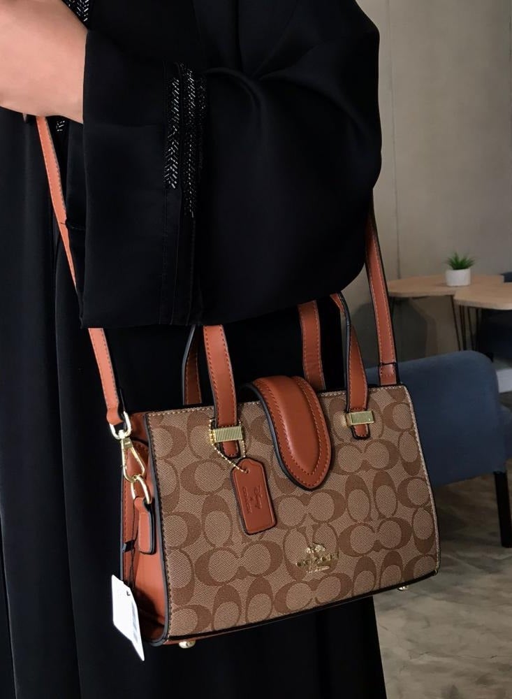Coachoutlet Satchel Shoulder Bag For Women, Women's Cross-Body Bag, Women's Hand Bag, Women's Travel Bag, Women's Tote Bag - Image 4