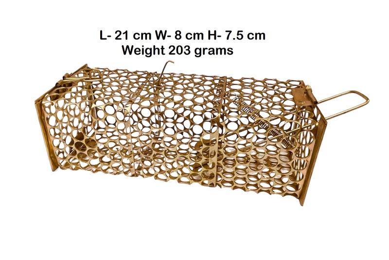 Moira Small Iron Rat Trap (Bronze, 20.5 X 8 X 7.5 cm) - Image 3