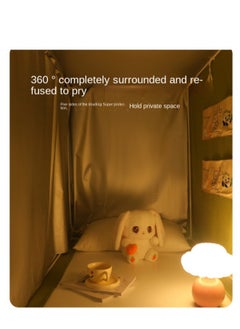 Y&D Bed Canopy Tents Curtain Blackout Curtain Single Bed Tent Curtain Student Shading Cloth Bed Canopy Mosquito Net Student Sleep Privacy Protection  - Image 2