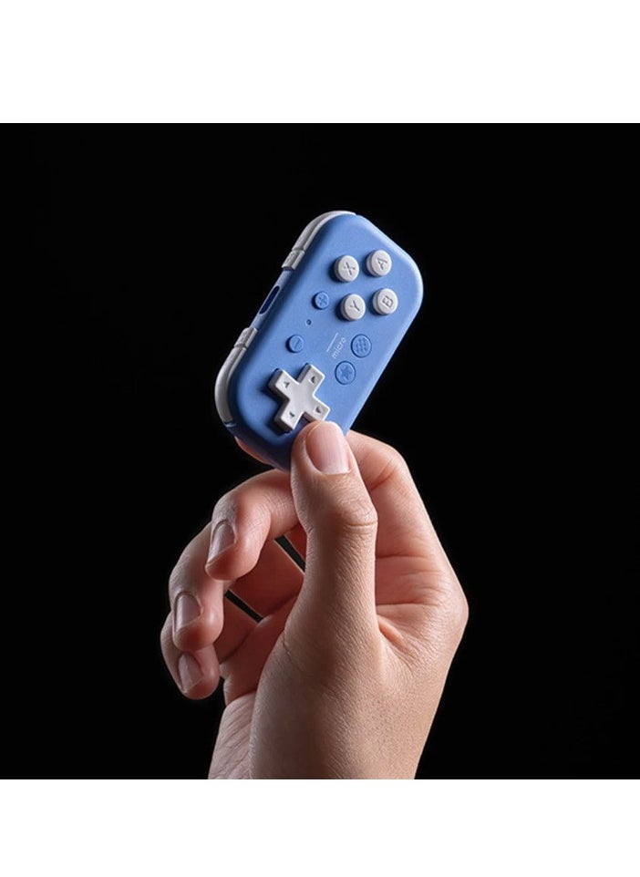 Generic - Pocket Controller, Small And Portable Micro Bluetooth Gamepad, Durable And Lightweight Handheld Console, Wireless Compact Gaming Controller For Switch, Android, (1pc, Blue) - Image 1