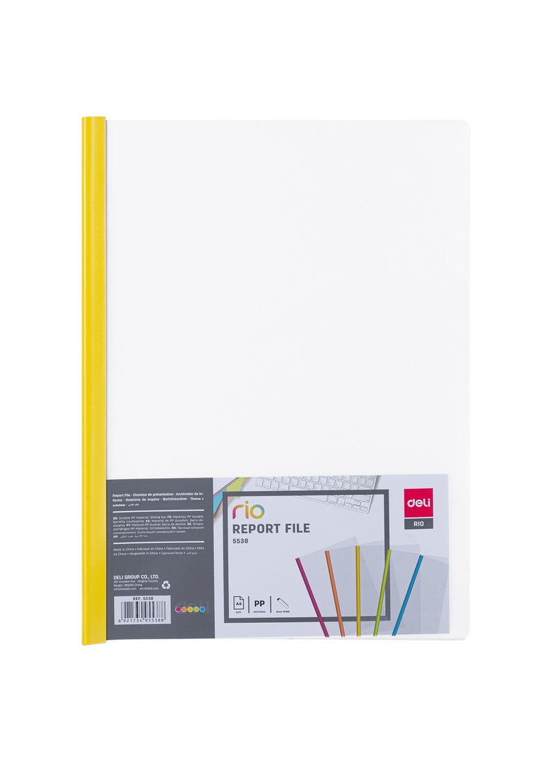Deli Deli E5538 Report File 10 Pcs- A4, Assorted Colors  - Image 5