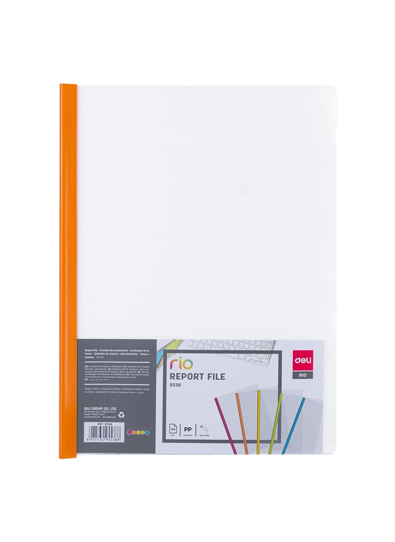 Deli Deli E5538 Report File 10 Pcs- A4, Assorted Colors  - Image 4