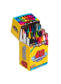 Cra-Z-Art Washable Classic Crayons, Assorted Colors, Pack Of 48 Crayons  - Image 3