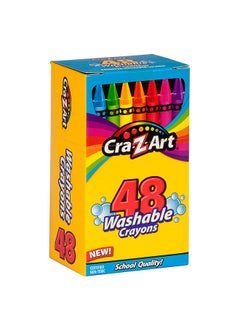 Cra-Z-Art Washable Classic Crayons, Assorted Colors, Pack Of 48 Crayons  - Image 4