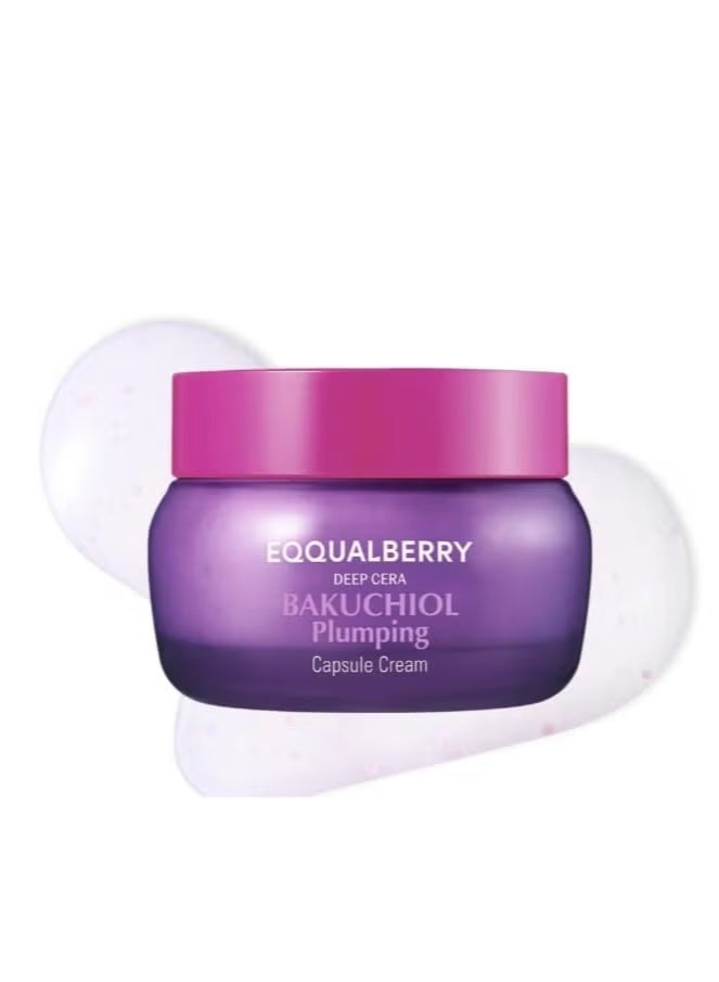 إيكوالبيري كريم الكبسولات المرطّب بالباكوتشيول – بديل لطيف للريتينول لشد البشرة وتنعيمها وإشراقها من أيكوالبيري