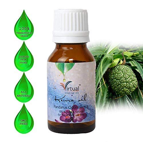 VIRTUAL Kewda Essential oil For Hair & Skin 100% Pure, Natural & Undiluted Kewra Aroma Oil - Image 2