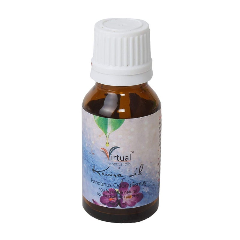 VIRTUAL Kewda Essential oil For Hair & Skin 100% Pure, Natural & Undiluted Kewra Aroma Oil - Image 3