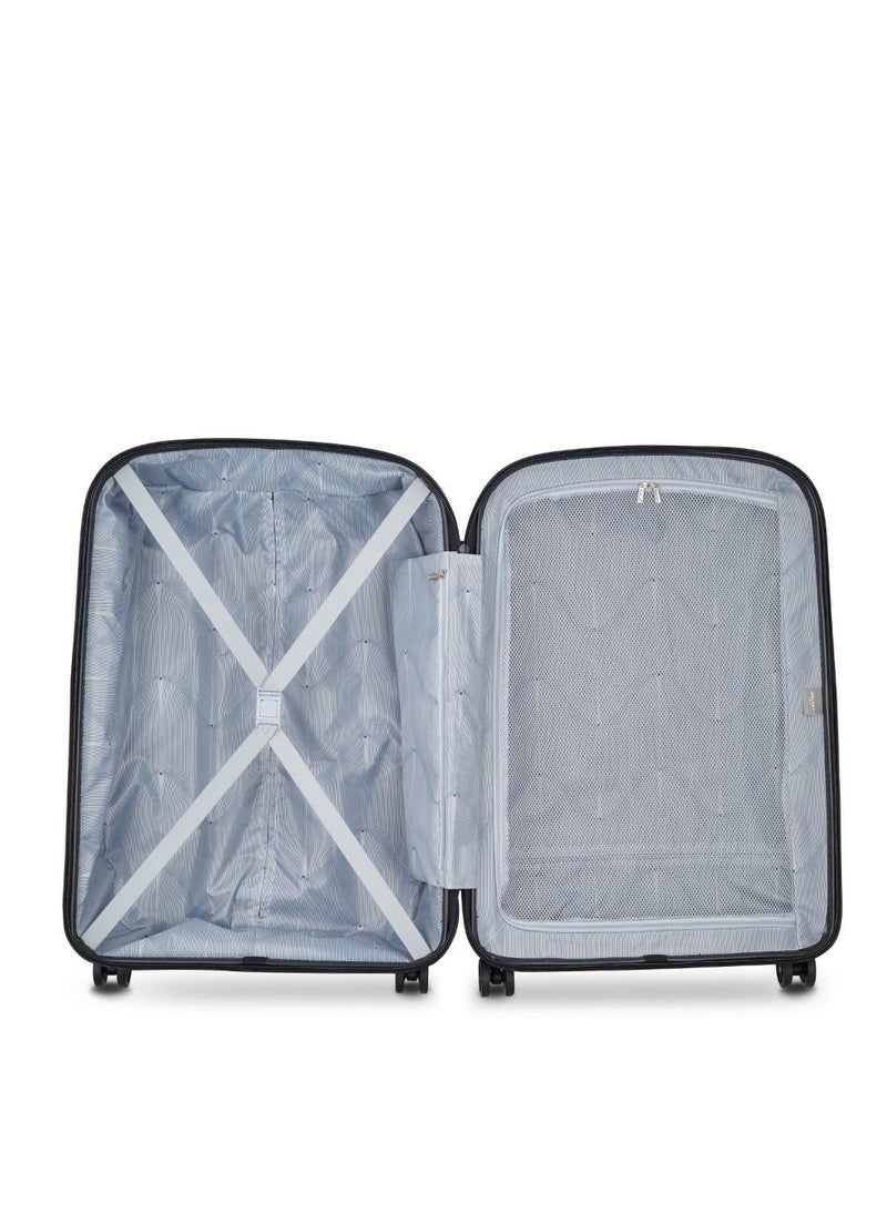 ديلسي _باريس - Belmont Plus Non Expandable 71cm Check In Luggage 4Double Wheel Trolley Blue - Image 1