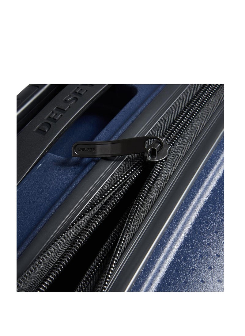ديلسي _باريس - Belmont Plus Non Expandable 71cm Check In Luggage 4Double Wheel Trolley Blue - Image 1