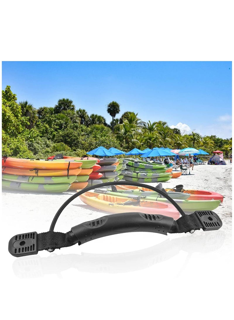 SYOSI - Kayak Handle Carry Handles Mount Paddle with Screws and Bungee Cord, Canoe Boat Side Mount Carry Handle, Kayak Carry Handle, Ocean, Rowing Tool, Pescador, Emotion Kayaks Suitcase, 4 Pcs - Image 1