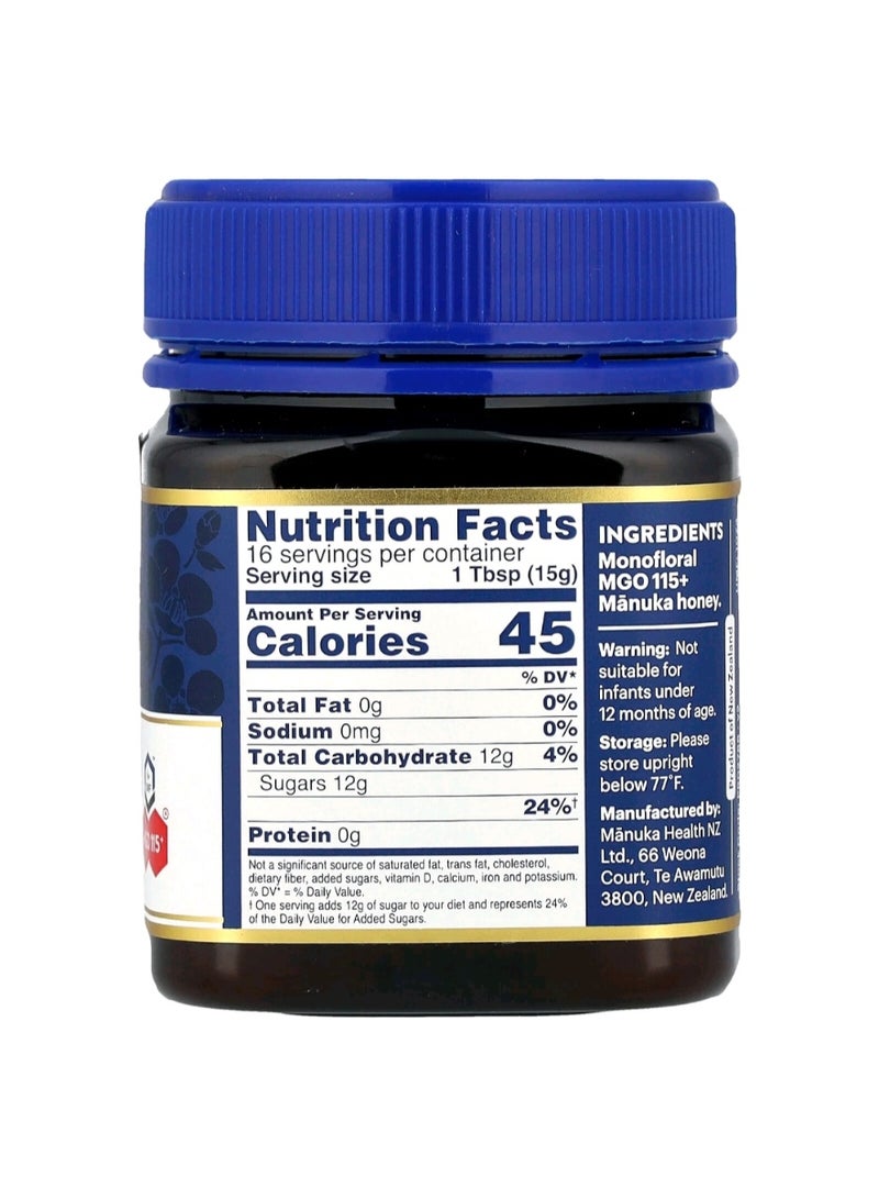 Manuka Health New Zealand Ltd Manuka Health-Manuka Honey MGO 115+ 250g - Image 5