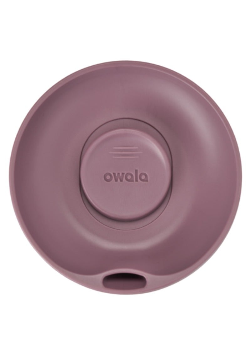 Owala SmoothSip Slider Insulated Stainless Steel Coffee Tumbler, Reusable Iced Coffee Cup, Hot Coffee Travel Mug, BPA Free 20oz - Image 2