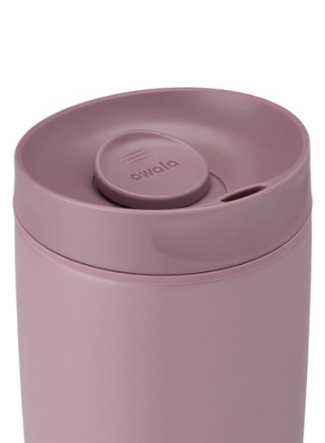 Owala SmoothSip Slider Insulated Stainless Steel Coffee Tumbler, Reusable Iced Coffee Cup, Hot Coffee Travel Mug, BPA Free 20oz - Image 3