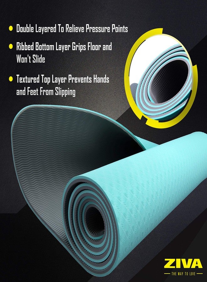 ZIVA Chic TPE Yoga Mat 5mm - Image 5