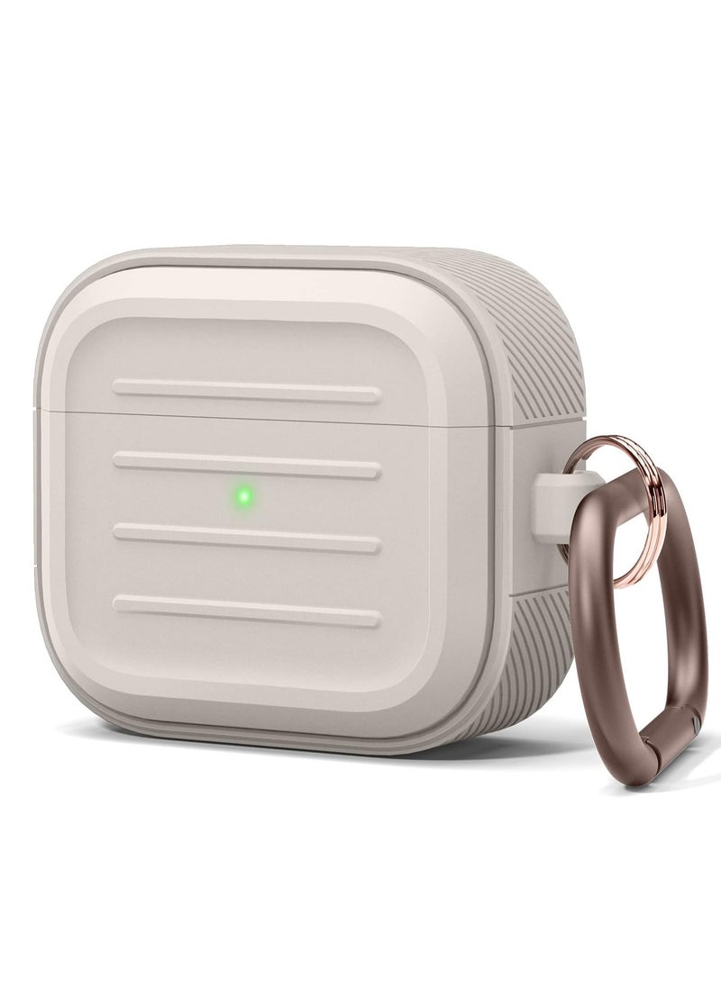Bukela - Armor Case Compatible with AirPods Pro 2nd Generation Case Cover - Compatible with AirPods Pro 2 Case,Supports Wireless Charging, Shock Resistant, Full Protection (Stone) - Image 1