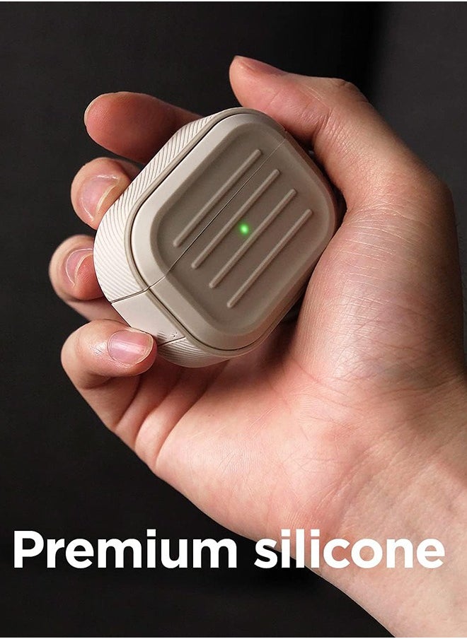 Bukela - Armor Case Compatible with AirPods Pro 2nd Generation Case Cover - Compatible with AirPods Pro 2 Case,Supports Wireless Charging, Shock Resistant, Full Protection (Stone) - Image 1