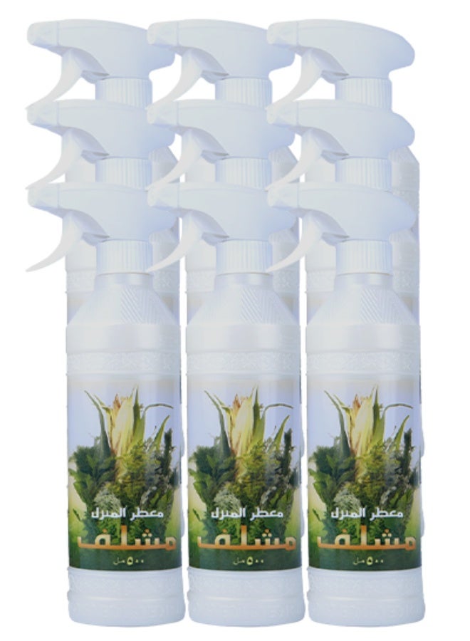 Banafa 9 Pieces Mushlaf House Freshener 500ml - Image 1