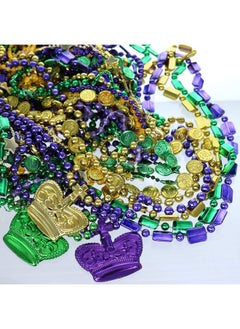 100 Pcs Mardi Gras Metallic Bead Necklaces For Party Favors, Mardi Gras Party, New Year Parade, St Patrick Day Celebrations, Christmas Decorations, Tailgating Party, Gaysby Themed Party - pzsku/Z1C1886876305E61D564AZ/45/_/1722597850/6ed7c5cd-a8ef-4660-b52c-2383e3536871