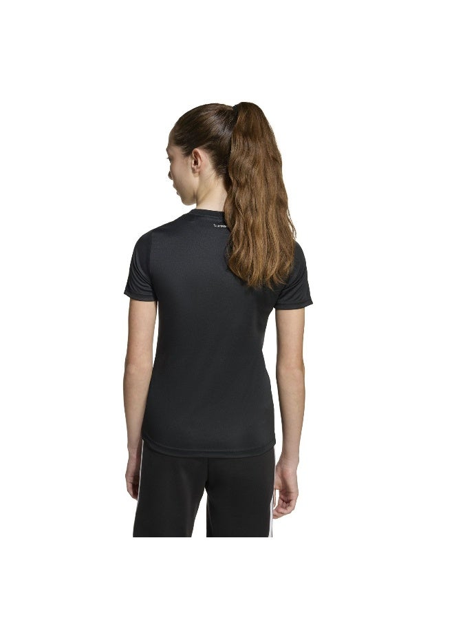 اديداس تيشيرت أطفال برسومات حيوانات أسود بأكمام قصيرة - Image 3