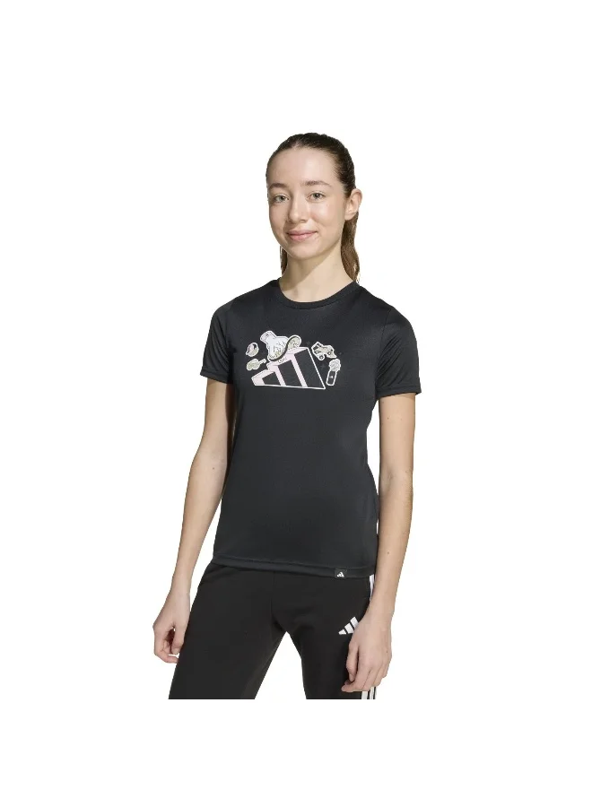 adidas Adidas Jg Animal T 2 Black Graphic Tee (Short Sleeve) T-Shirts For Kids