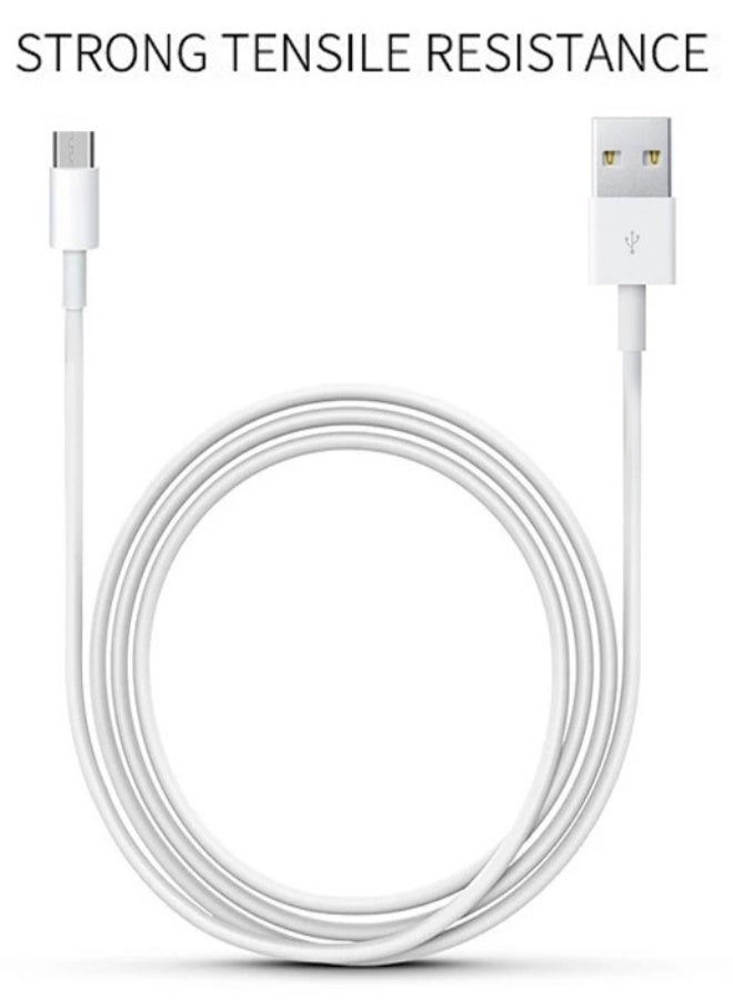 WUW 2A 12W USB to Micro-USB Fast Charging and Data Transfer/Sync Cable for Micro-USB Smartphones, Tablets, Mobile Accessories, Electronics & Digital Devices, White - Image 2