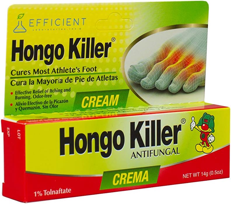 Hongo Killer Antifungal Cream - 14g for Athlete's Foot Relief - Image 2