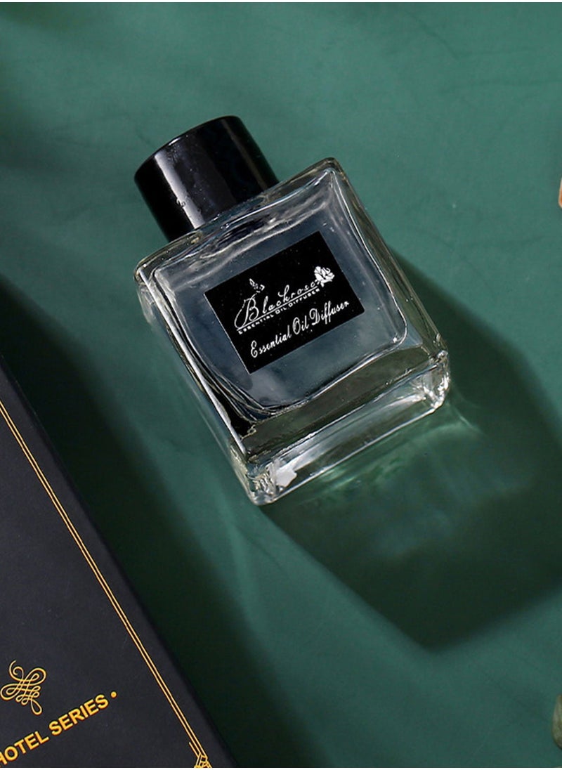 Blackrose - موزع الزيوت العطرية مع أعواد البخور بدون لهب معطر جو طبيعي أنيق يدوم طويلاً لإزالة الروائح الكريهة للفندق والمنزل والمكتب هدية 50 مل من زنبق الوادي المنعش - Image 1