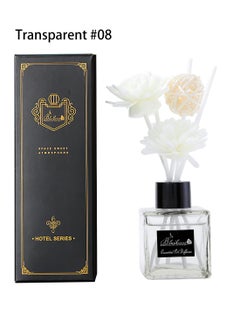 Blackrose موزع الزيوت العطرية مع أعواد البخور بدون لهب معطر جو طبيعي أنيق يدوم طويلاً لإزالة الروائح الكريهة للفندق والمنزل والمكتب هدية 50 مل من زنبق الوادي المنعش  - Image 1