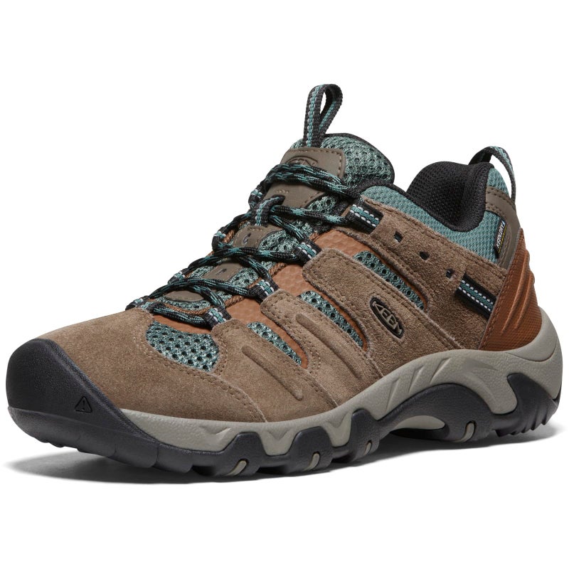 KEEN Womens Headout Low Height Waterproof All Terrain Hiking Shoes ShitakeDark Forest 85 US