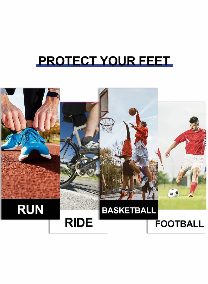 Joyelink Basketball Socks, Men's Outdoor Athletic Crew Socks, Athletic Crew Socks for Men Women, Protective Elite Socks, Sports Socks (5 Pairs) - Image 2