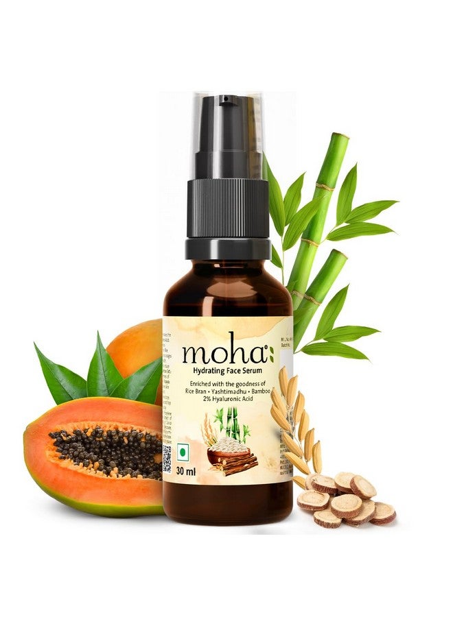moha Vedistry Moha: Hyaluronic Acid Hydrating Face Serum For Moisturized, 2% Hyaluronic Acid, Hydrated & Younger Looking Skin Light Weight, Non-Greasy, Quick Absorbing Suitable For All Skin Types - Image 1