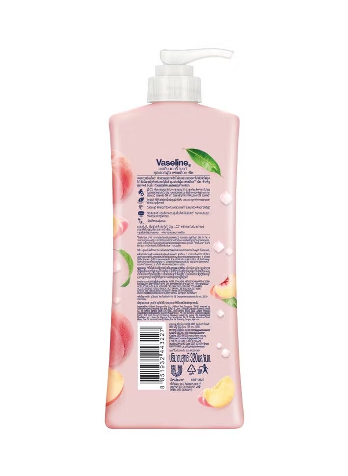 فازلين لوشن فازلين سوبر فود فريشلوك بالخوخ 320 مل. - Image 2